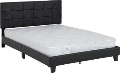 Double Bed & Comfort Mattress Bundle – Arran Fabric Frame | UK Delivery