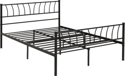 Cheap Double Bed & Mattress Bundle – Harlow Metal Frame