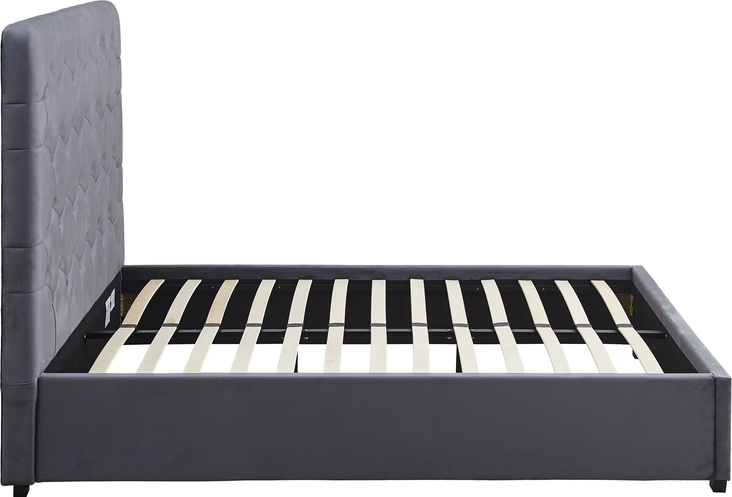 Velvet Double Bed & Mattress Bundle – Madison Upholstered Frame | UK Delivery